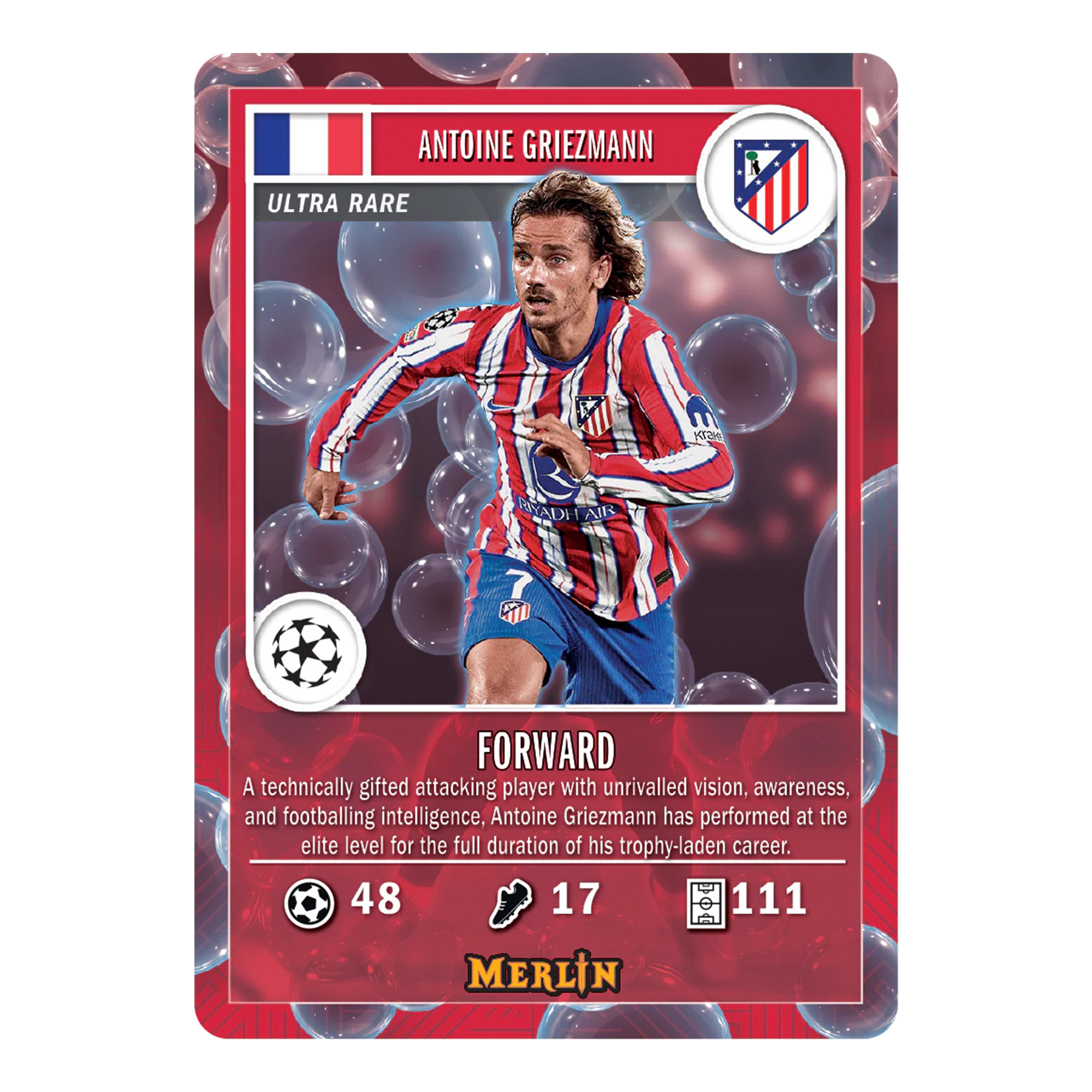 2024/25 Topps Merlin UCC Soccer 7-Pack Blaster Box (Sealed Box)