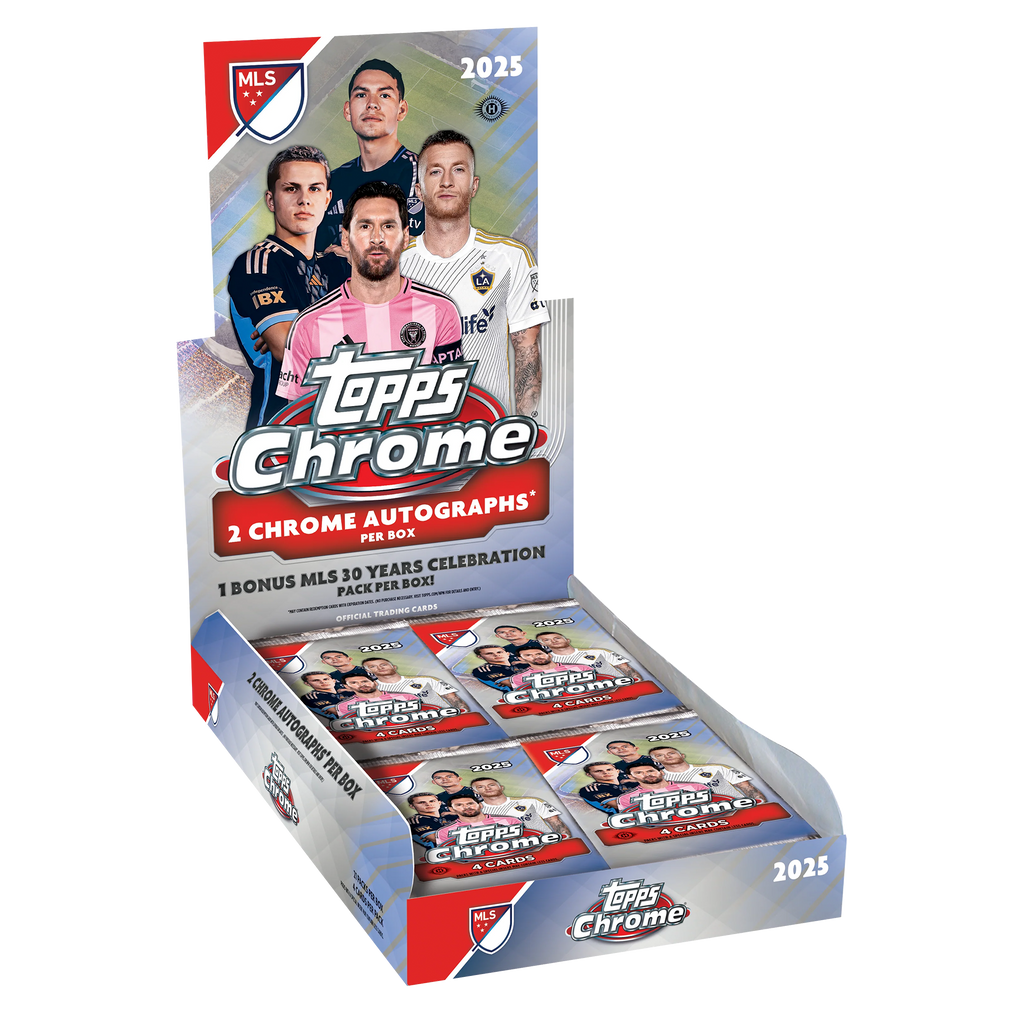 Topps Chrome MLS 2025 Hobby Box (Sealed Box)